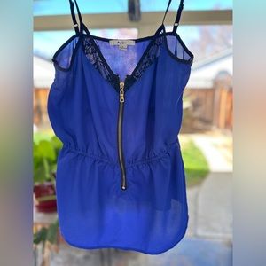 Papaya Ladies Blouse Blue Size L